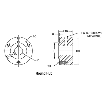 Lovejoy60X7/8RND SS3/16